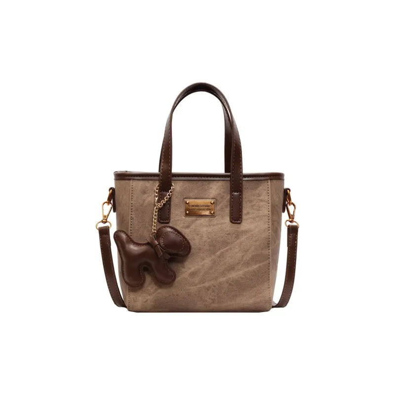 TOUTSEUL YOLO PU Crossbody One Shoulder Handbag Women's White & Black/White & Coffee/Black & Blue/Coffee-13