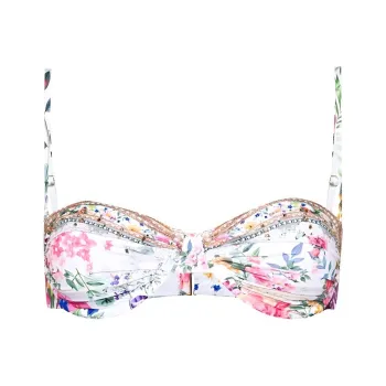 Camilla Plumes And Parterres Bikini Top