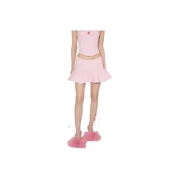 Misbhv Paris Flared Tweed Mini Skirt