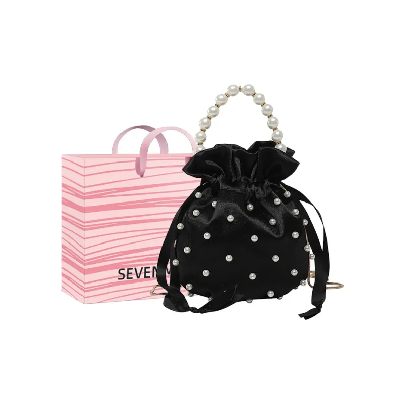 SEVENMOONS Nylon Fabric Handbag Women's Multicolor-3