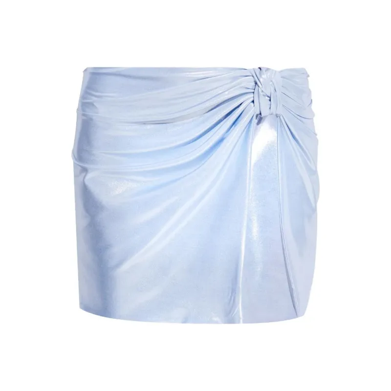 Misbhv Metallic finish Mini Skirt-0