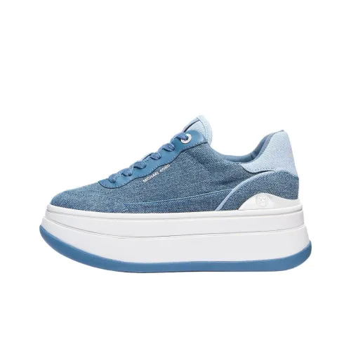MICHAEL KORS Hayes Low Top Skateboard Shoes Women's Blue