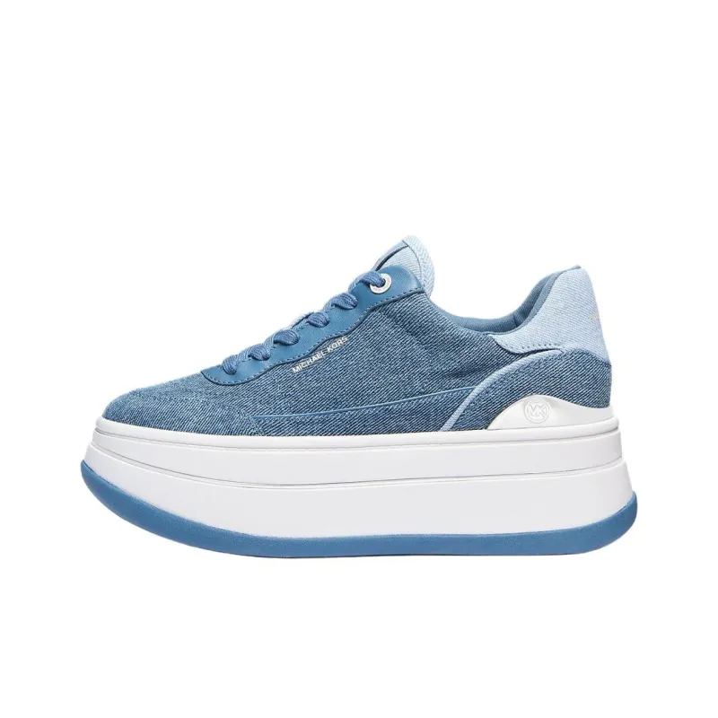 MICHAEL KORS Hayes Low Top Skateboard Shoes Women's Blue-0