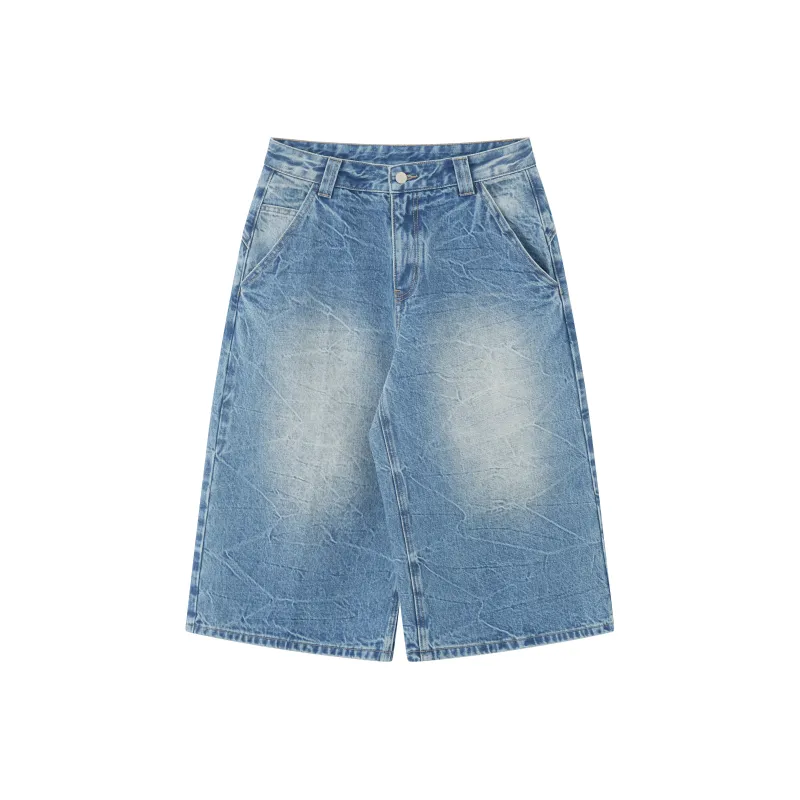 RUNTOTHEFUTURE Denim Shorts Women's Frost Blue-0