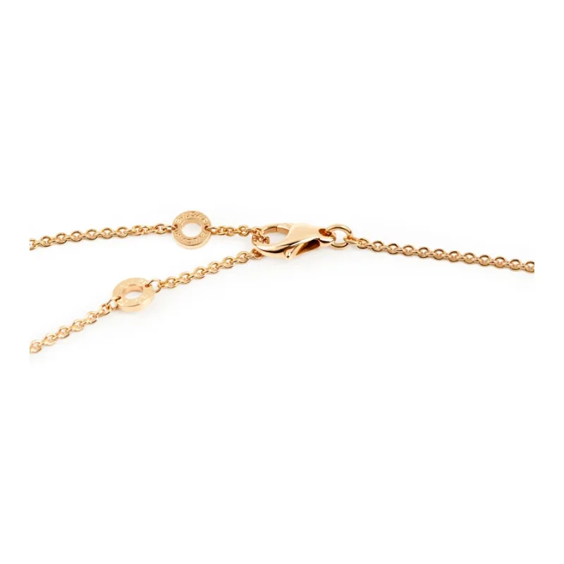 BVLGARI B.Zero1 Series 18K Rose Gold Necklaces Unisex-3