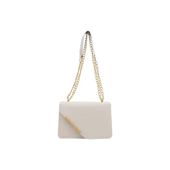 TOUTSEUL YOLO PU Shoulder Bag Women's White/Red/Black
