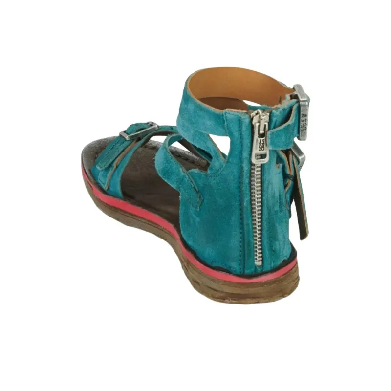 AirStep Busa Roman Sandals Women's Blue-5