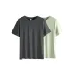 [Unlined Clothing Two-Piece Set]73545 Night Sky Gray-73545 Mist Pine Green