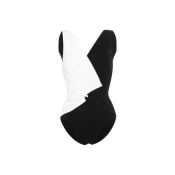 CHIARA BONI La Petite Robe Two-tone Swimsuit