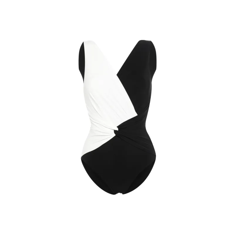 CHIARA BONI La Petite Robe Two-tone Swimsuit-0