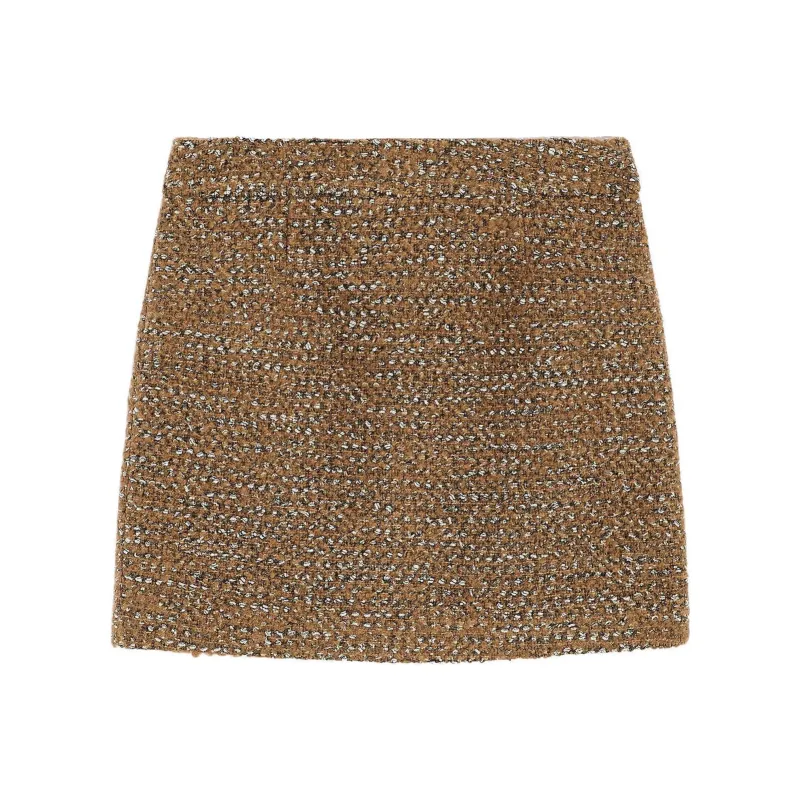 Bebe FW24 Casual Short Skirts Women's Coffee-0