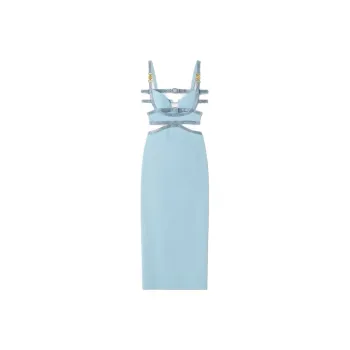 VERSACE Evening Dresses Women's Blue