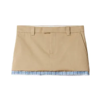 MIU MIU Chino Mini Skirt 'Cord'