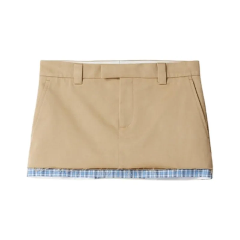 MIU MIU Contrasting trim Skirt-0