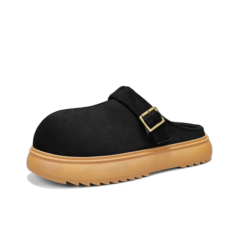 TEXWOOD Stitching Abrasion Resistant Closed Toe Slippers Men's Box-2