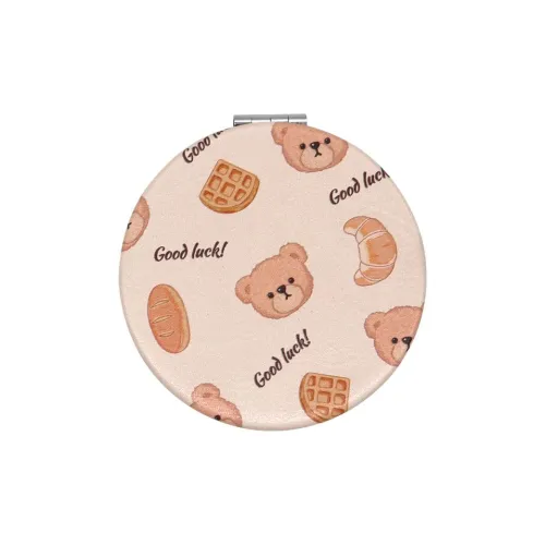 JIXUAN Japanese Style Make Up Mirrors On The Go, Portable, Foldable