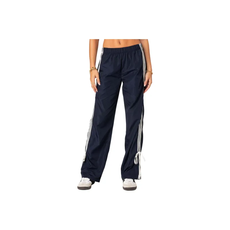 Edikted Remy Ribbon Track Pants Casual Pants Women's-0