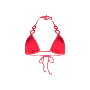 MOSCHINO Logo Triangle Bikini Top