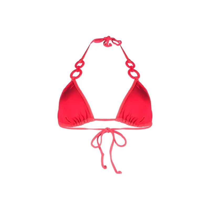 MOSCHINO Logo Triangle Bikini Top-0