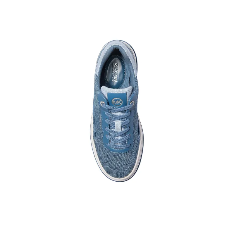 MICHAEL KORS Hayes Low Top Skateboard Shoes Women's Blue-3