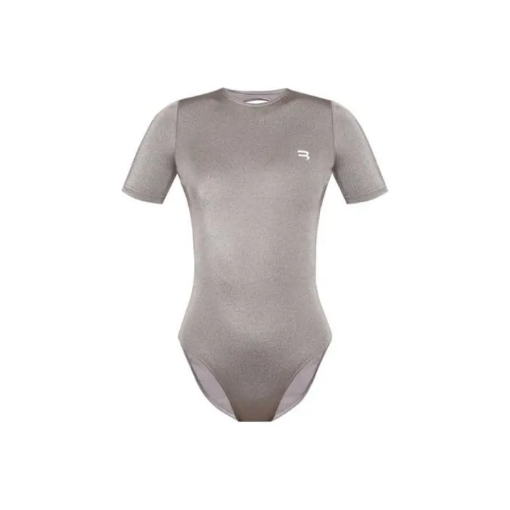 Balenciaga Open Back Swimsuit 'Dark Silver'-0