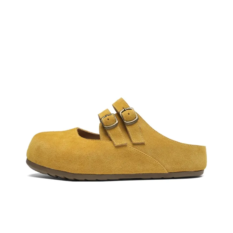 ZHR Rubber Sole Quiet Abrasion Resistant Closed Toe Slippers Women's-4