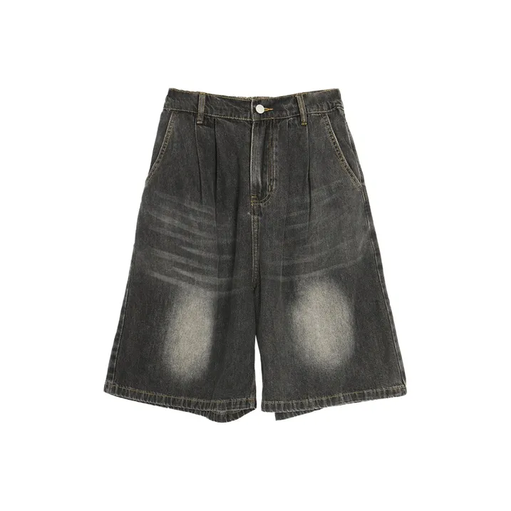 SETIROM Denim Shorts Women's Black-0