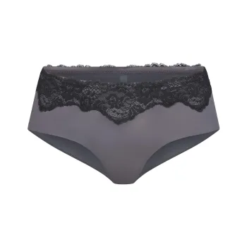 SKIMS LACE SWIM CHEEKY HIPSTER Swimming Shorts Women's GUNMETAL/Bronze