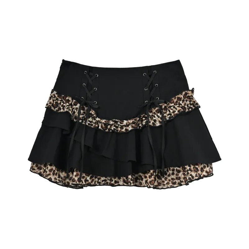 SNBL Casual Short Skirts Women's Black-0
