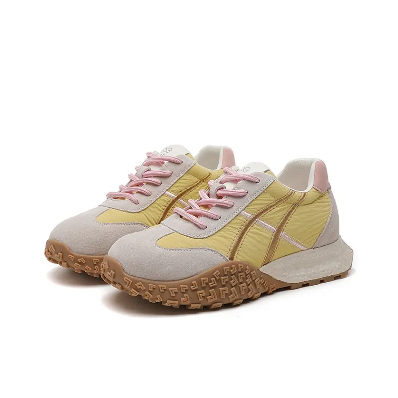 LINGPAO Slip Resistant Lightweight Height Increasing Low Top Casual Shoes Women's-12