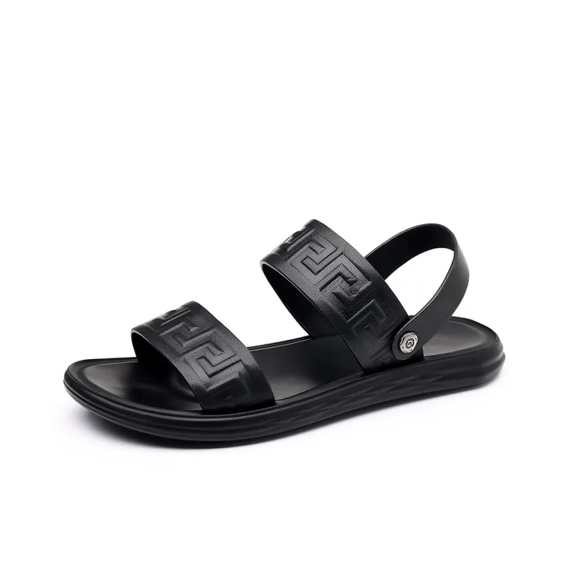 Frank Mully Beach Sandals Men's Black-0