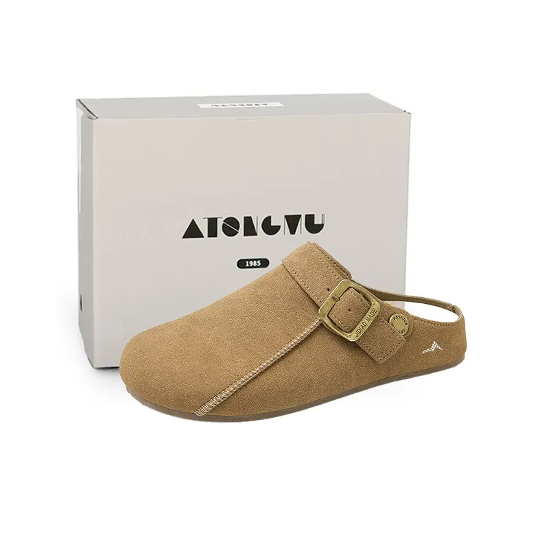 ATONGMU Composite Sole Abrasion Resistant Slip Resistant Closed Toe Slippers Women's-1