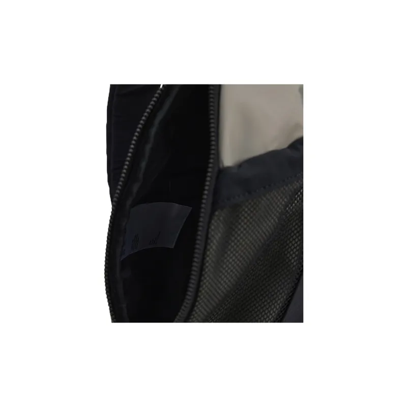 URBAN REVIVO Fabric Sling Bag Men's Black-5