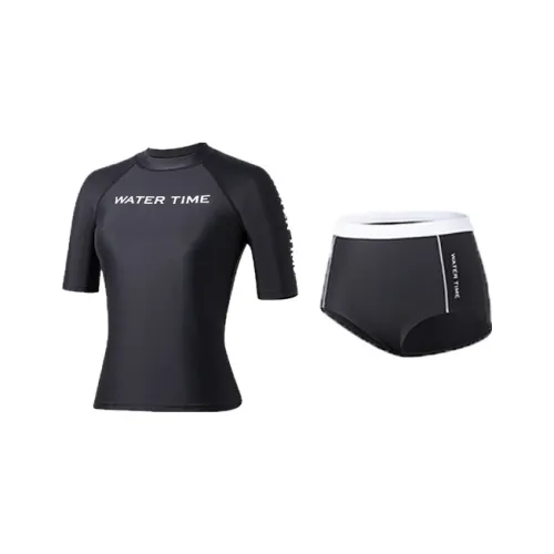Watertime 블랙 여성 투피스 수영복