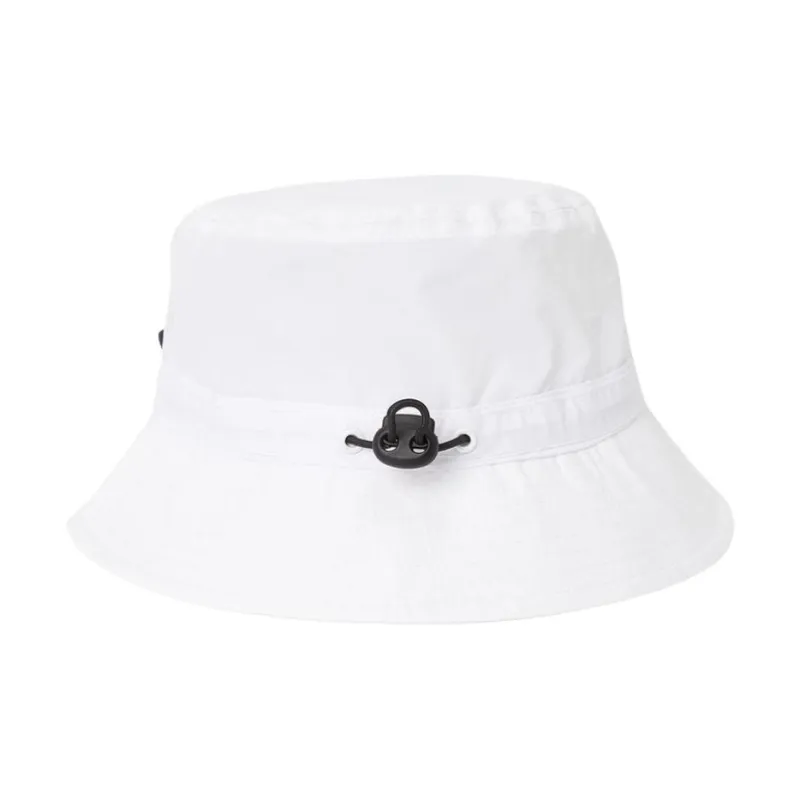 Malbon Golf Nylon Bucket Hats Unisex White-2