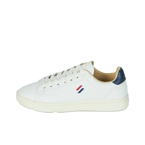 SUPERDRY VINTAGE Abrasion Resistant Low Top Skateboard Shoes Women's White