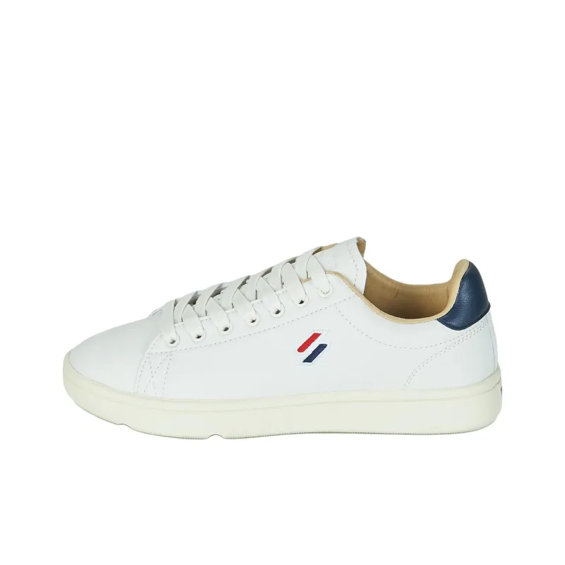 SUPERDRY VINTAGE Abrasion Resistant Low Top Skateboard Shoes Women's White-0
