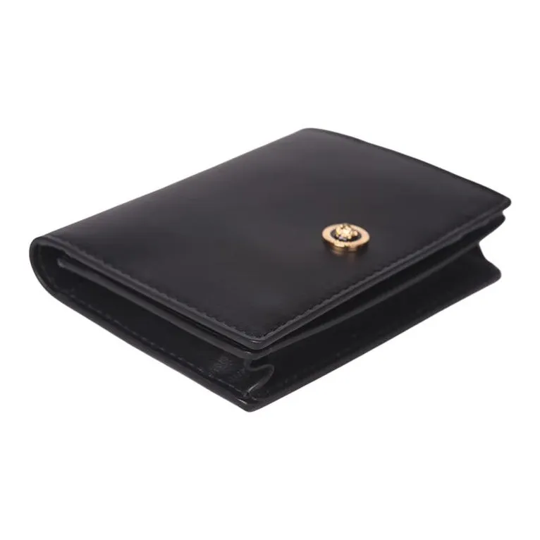 FANSIZHE Leather Card Holder Unisex Black-5