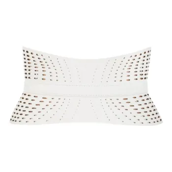 Alaia Calfskin Leather Belts Women's White  