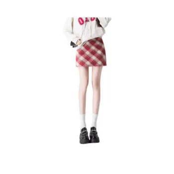 Ya Sheep People Casual Short Skirts Women's Rose Red