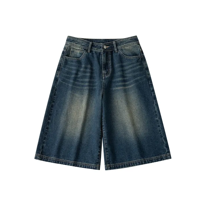 UNRETRO Denim Shorts Women's Denim Blue-0