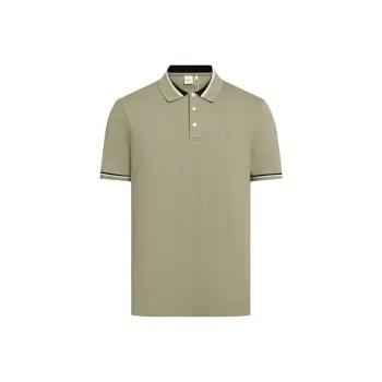 DANIEL HECHTER Polo Shirt Men's Gray Green