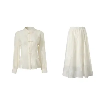Local Gal Skirt Set Women's White