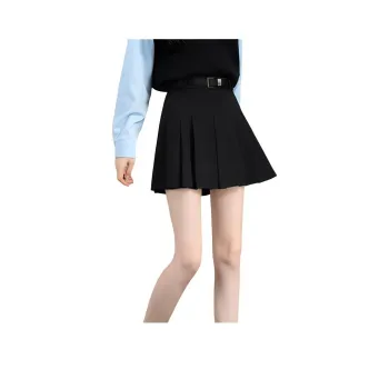TERRE BLEUE Casual Short Skirts Women's Black