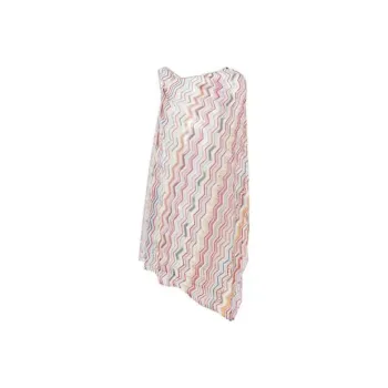 MISSONI Zigzag-Knitted Metallic Thread Cover-Up