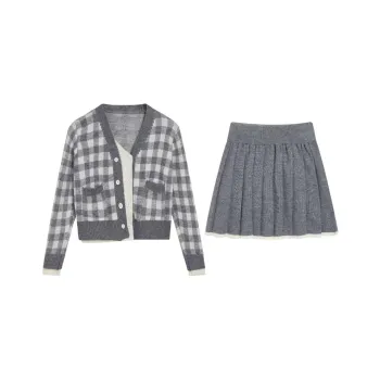 Incolore Skirt Set Women's Gray