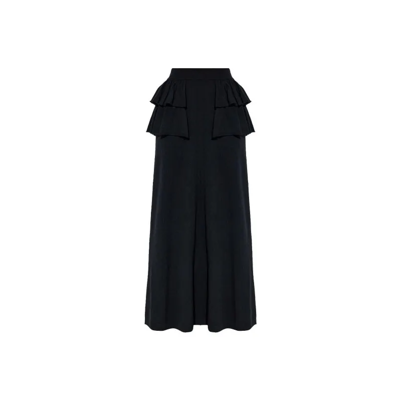 Lisa Yang Ruffled Layered Maxi Skirt-0