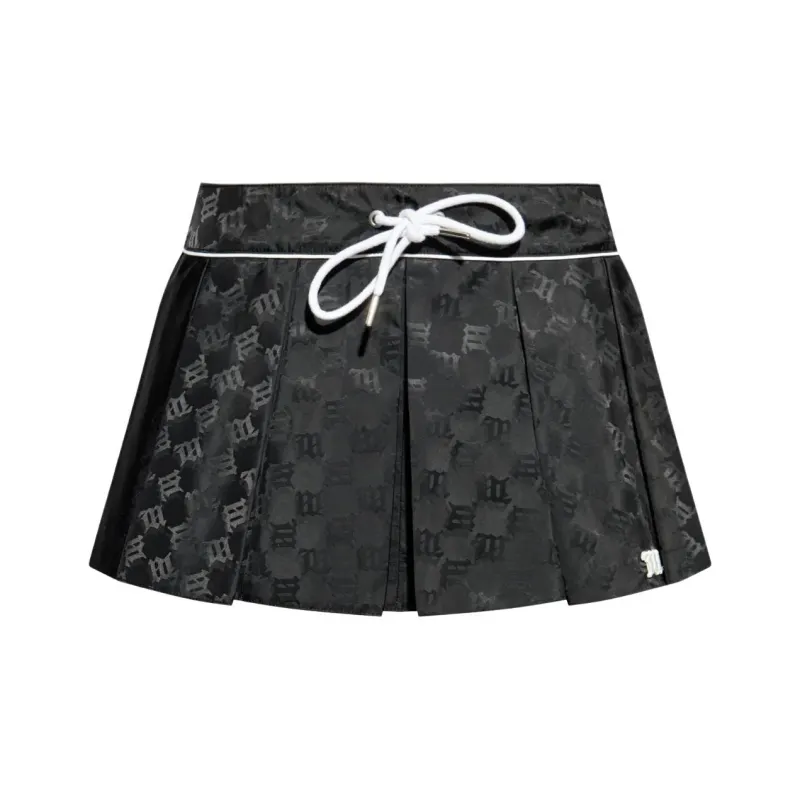 Misbhv Jacquard Monogram Mini Skirt-0