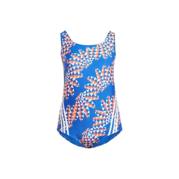 Adidas FARM Rio FARM RIO 3-STRIPES CLX SWIMSUIT PLUS SIZE One-piece Swimsuit Women's Dark Blue