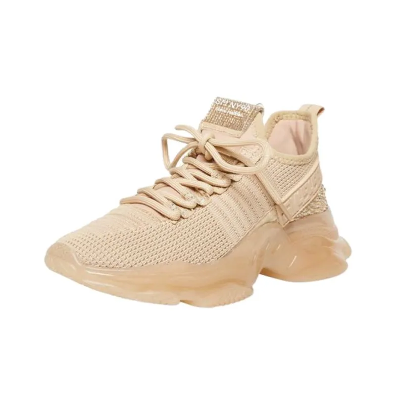 STEVE MADDEN MAXILLA RE Low Top Chunky Sneakers Women's Beige-2